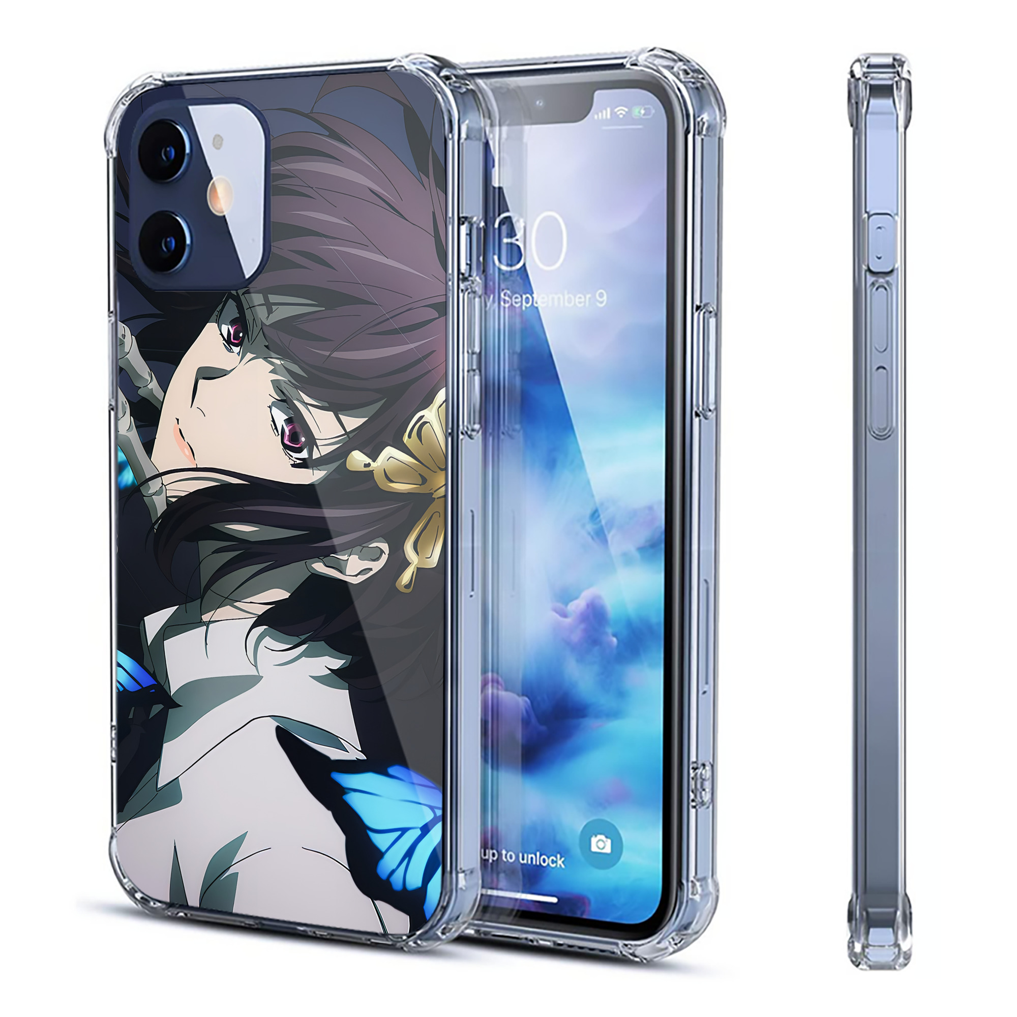 （画像用） 文豪ストレイドッグス Bungo Stray Dogs 【iPhone 12シリーズ対応】透明スマホケース（クリアソフトケース）